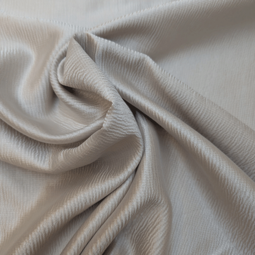 Viscose glanzend - Crinkcle lichtbeige
