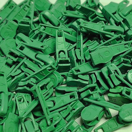 Rits schuiver P60 - jadegroen