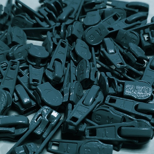 Rits schuiver P60 - petrolblauw