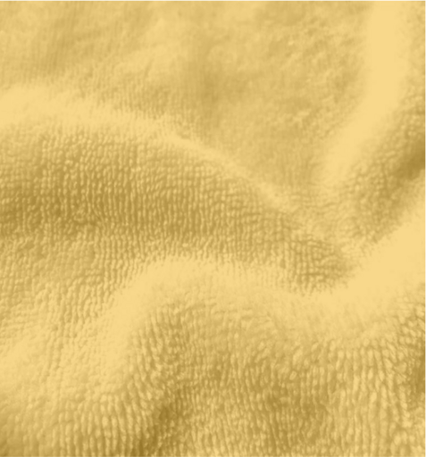 Bamboobadstof velvet - Lichtgeel