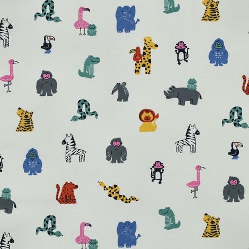 Jersey - Safari friends ecru