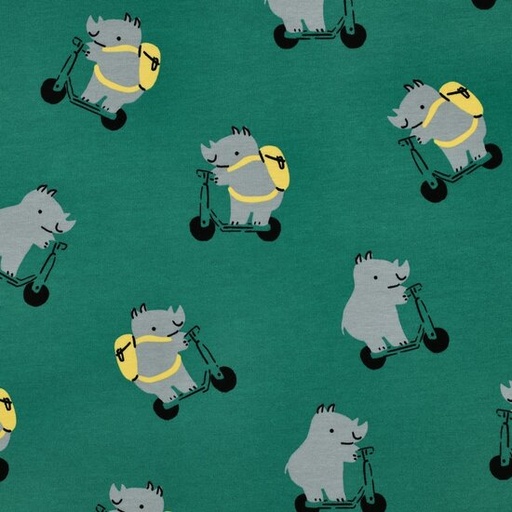 Sweater - Step neushoorn groen