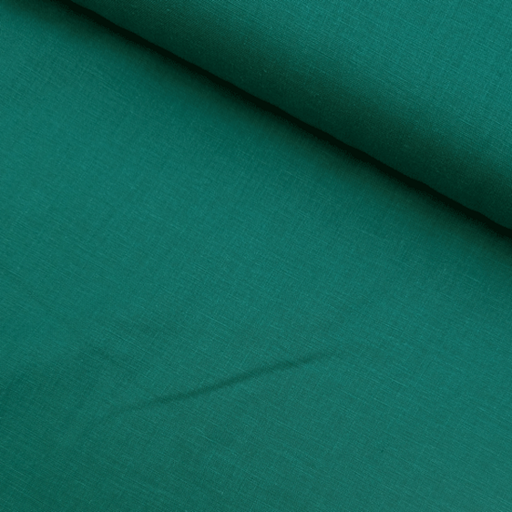 Linnen viscose - lucy petrolgroen