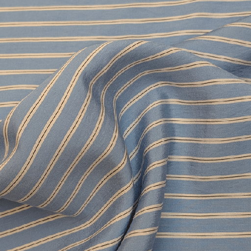 Viscose - Stripes naomi blue