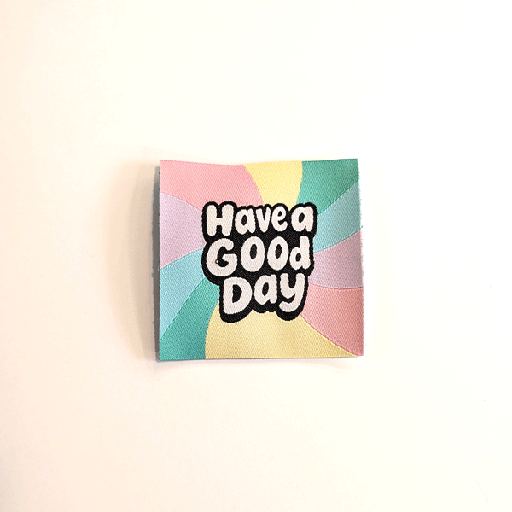 Label - Have a good day pastel (5 stuks)