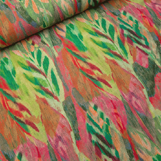Viscose linnen - Tropical splash