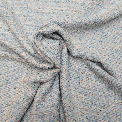 Jersey - Chanellook blauwe tint