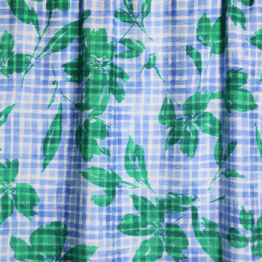 Viscose - Soft checked textured 