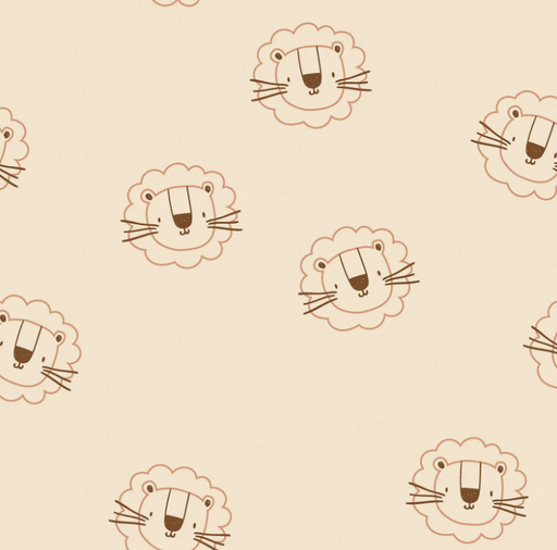 French terry - Snorhaar leeuw beige