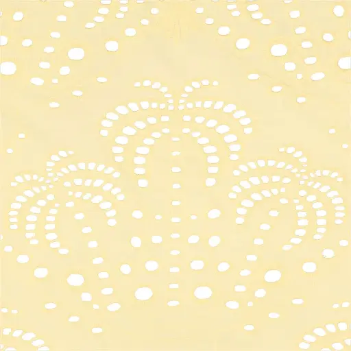 Broderie - Palmen lichtgeel